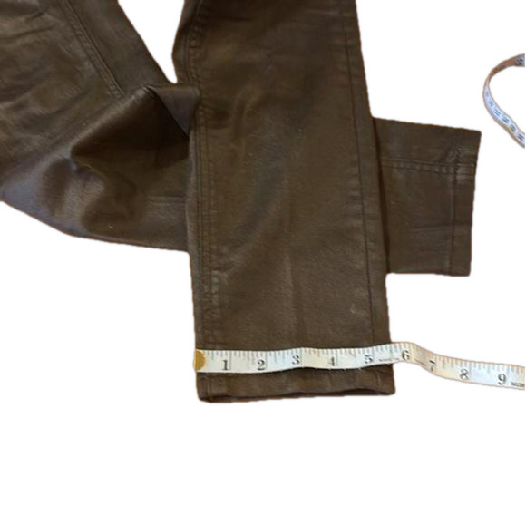 Esmara black super skinny black stretch zippered jeans with sheen - Picture 7 of 11